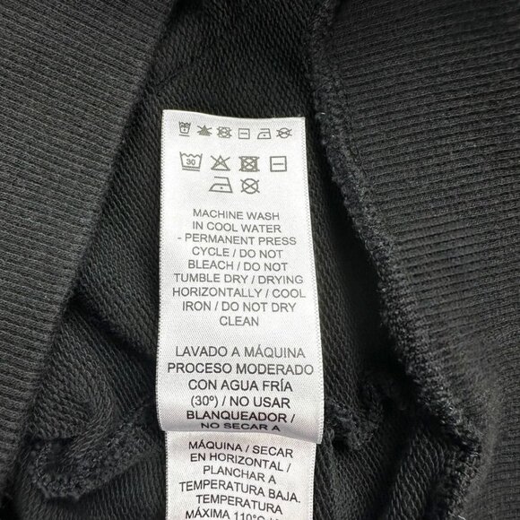 Puma Juniors Ombre Drawstring Black Hoodie With Multicolor Drawstrings Size S - Picture 7 of 10